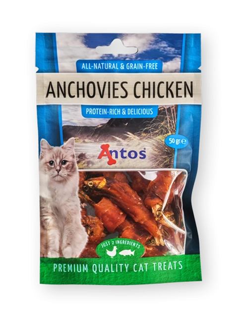 Cat Treats Acciughe&Pollo 50 gr
