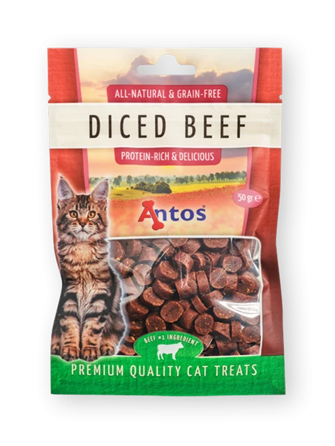 Cat Treats Diced Manzo 50 gr