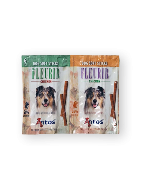 Dog Soft Sticks Fleurir Pollo 6 pezzi