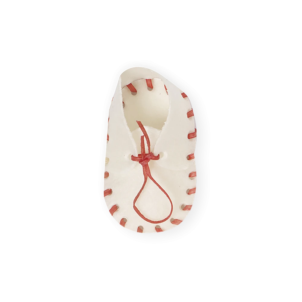 Scarpa Bianca con Fiocco 2¾"