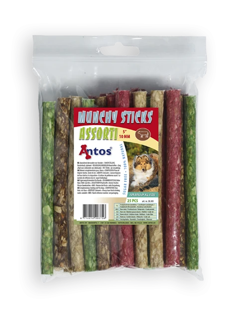 Munchy Sticks 5" 10 mm Assortito 25 pezzi