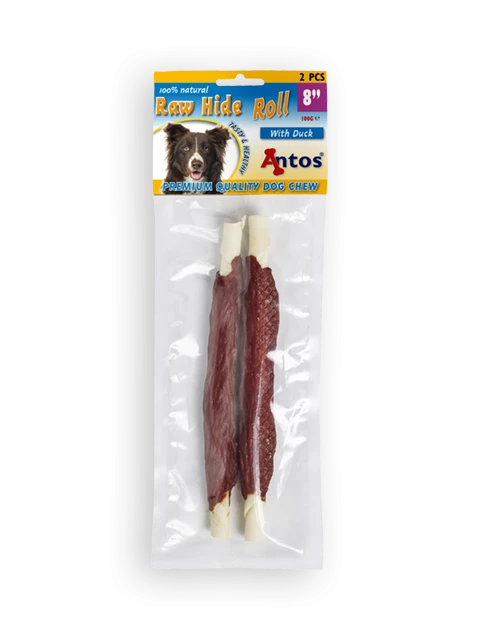 Raw Hide White + Duck Roll 8" 2 pezzi
