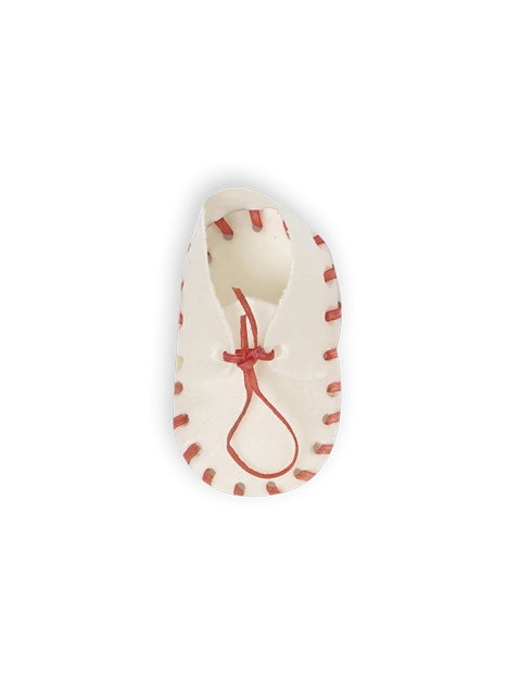 Scarpa Bianca con Fiocco 2¾"