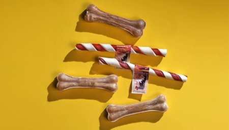 Bastoncini da masticare realizzati al 100% in pelle cruda