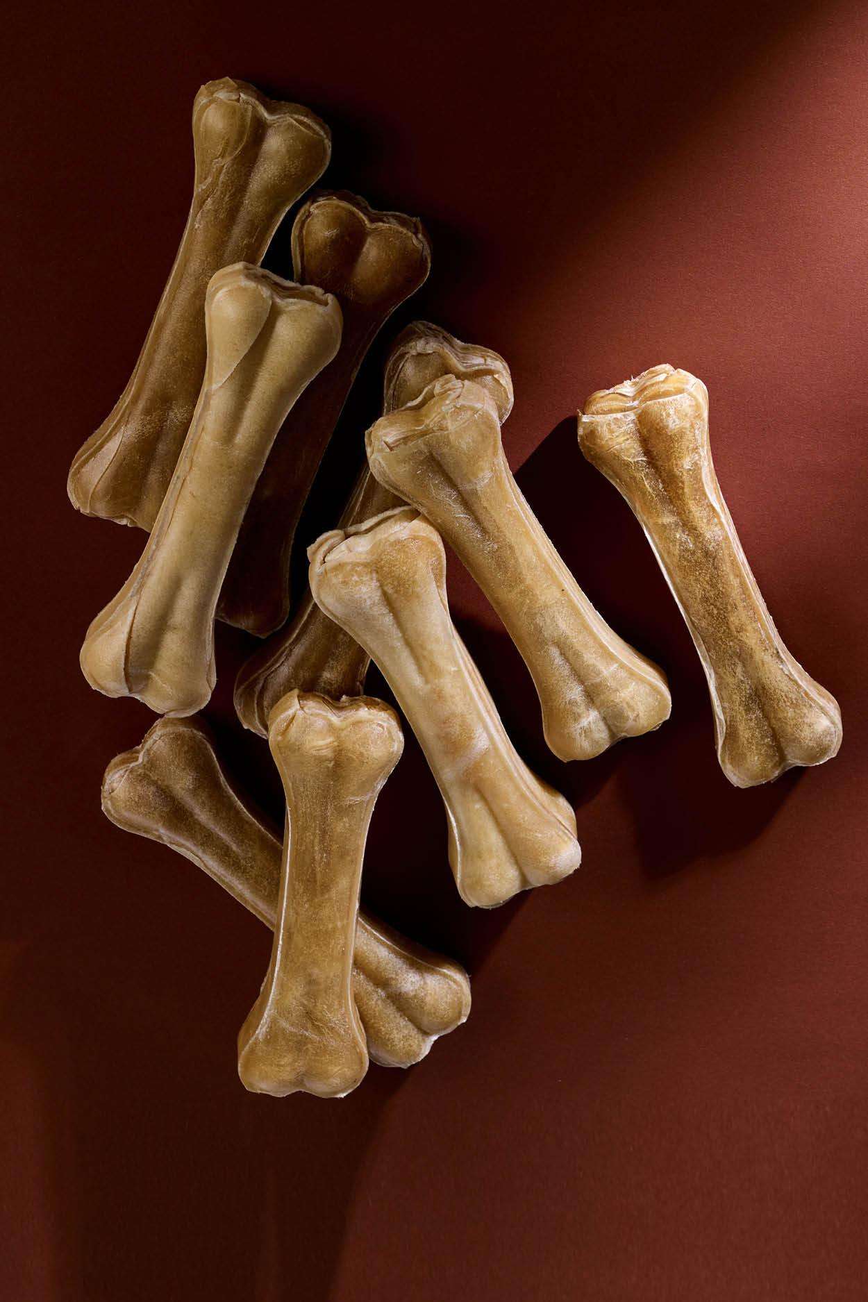 Snack per cani in pelle cruda