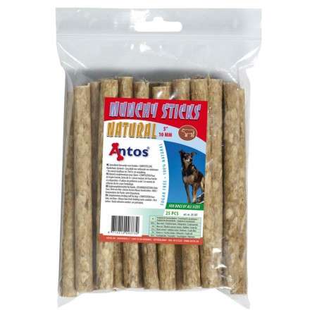 Munchy Sticks 5" 10 mm Naturale 25 pezzi